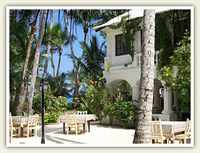 Patio of the Hotel ATLANTIS - Las Terrenas - Dominican Republic