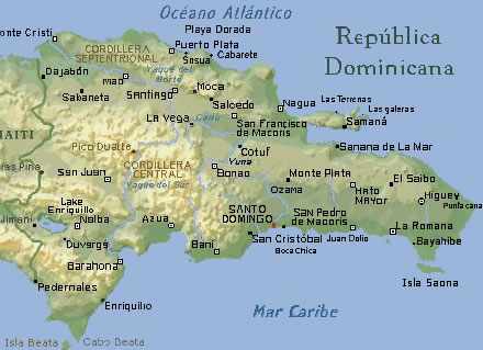 Dominican Republic map